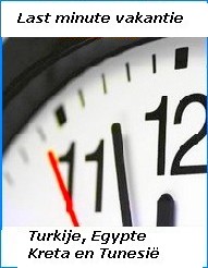Last minute vakantie